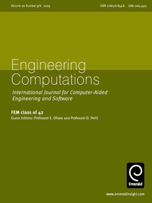 cover image of Engineering Computations, Volume 20, Issue 5 & 6